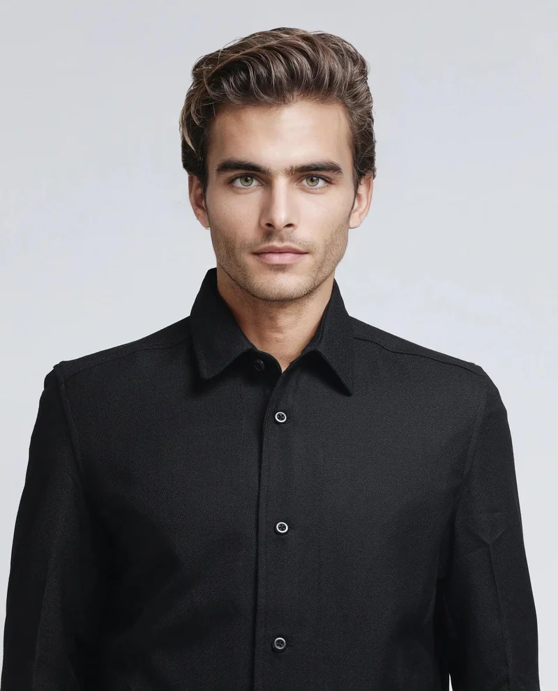 Rare Rabbit Men's Relaxed Fit Plain Jacket