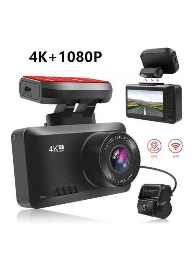 AZDOME - Dash Cam Front And Rear 4K - Image 1