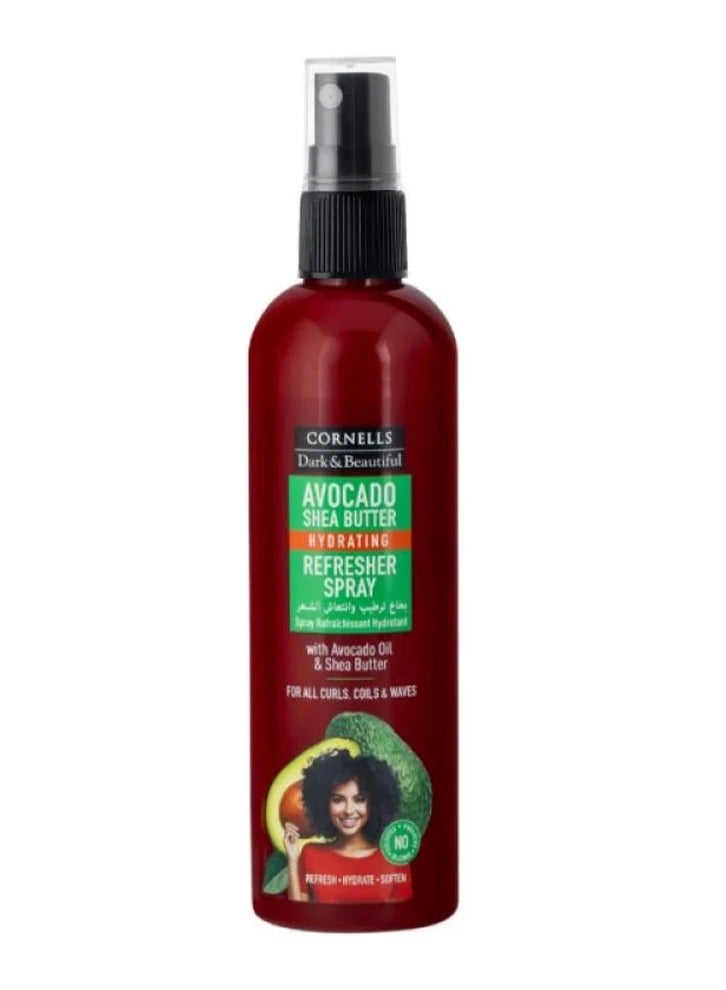 بخاخ ترطيب وانتعاش الشعر بخلاصة الافوكادو وزبدة الشيا من كورنيلز , 250 مل