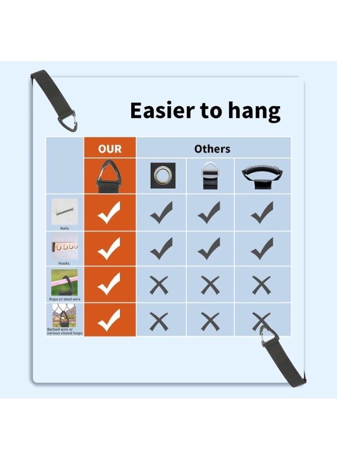 Extension Cord Holder(Assorted 8 Pack), Extension Cord Organizer for Organization and Storage, Heavy Duty Storage Straps for Cables, Hoses and Ropes, with Triangle Buckle for Hanging - Image 2