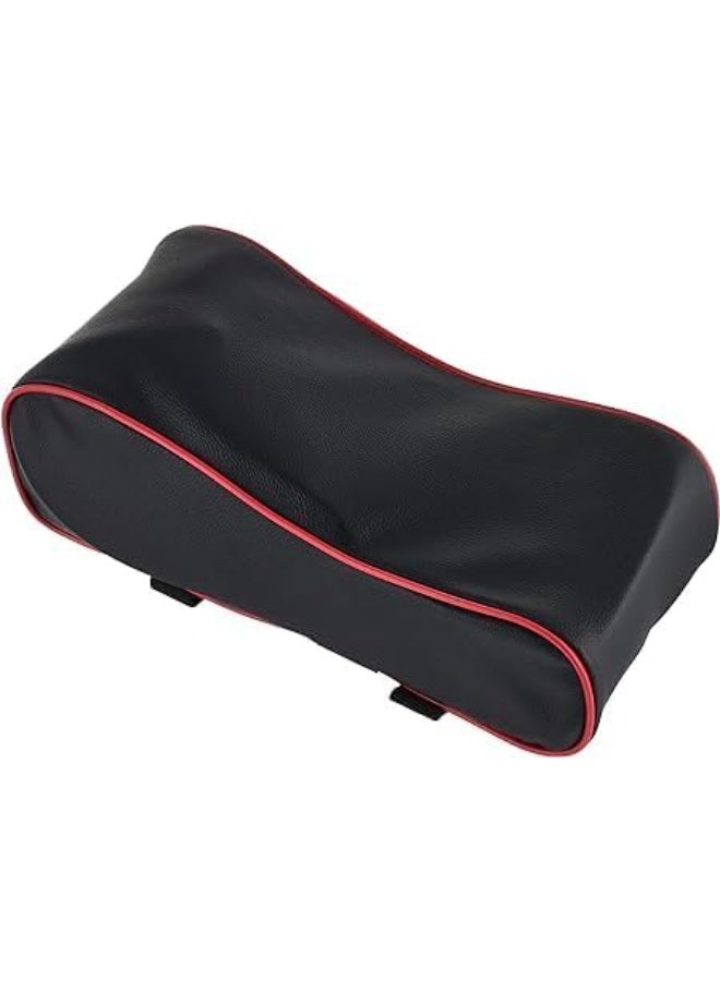 Memory Foam Armrest Cushion with Ergonomic Design, Premium Leather Cover, and Built-in Phone Holder for Driving Comfort, Universal Fit - Image 5