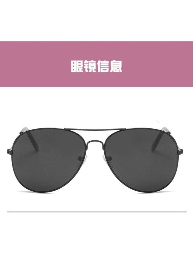 إستيل نظارات شمسية كلاسيكية بإطار معدني وعدسات نايلون للرجال والنساء مع حماية من الأشعة فوق البنفسجية 400 - Image 2