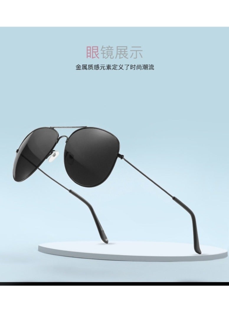 إستيل نظارات شمسية كلاسيكية بإطار معدني وعدسات نايلون للرجال والنساء مع حماية من الأشعة فوق البنفسجية 400 - Image 5