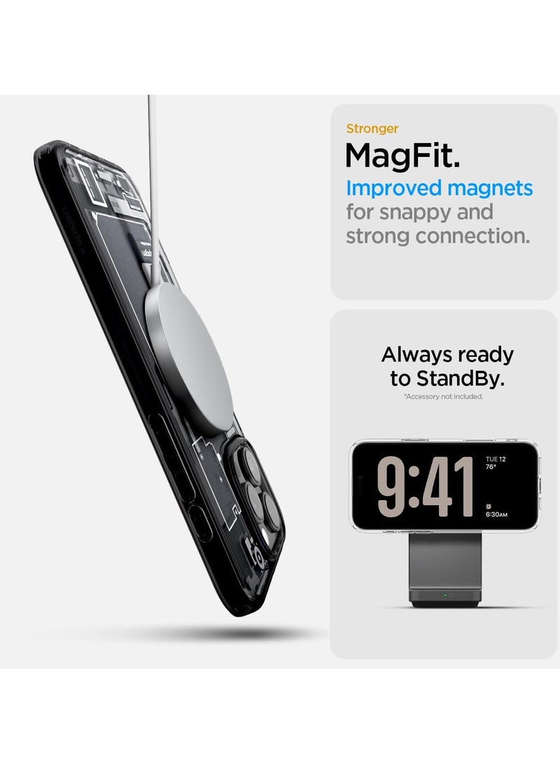 Spigen Ultra Hybrid Zero One MagFit Case for iPhone 16 Pro Max, Compatible with MagSafe Accessories - Zero One - Image 4