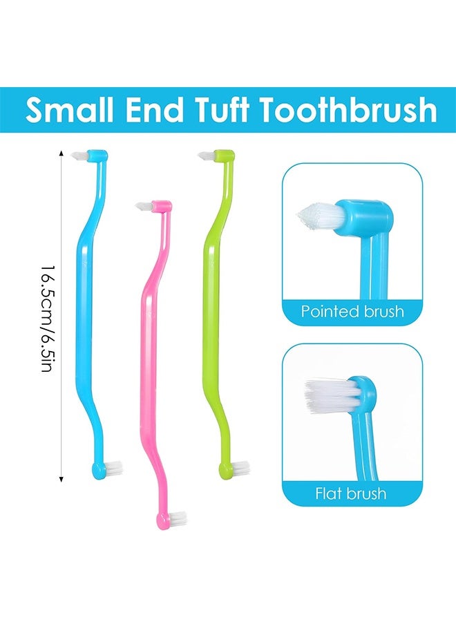 3PCS 2-in-1 Interdental & Wisdom Toothbrush, Soft Dual Head Oral Care Brush for Braces Between Teeth Dental Cleaning Gift - Image 2