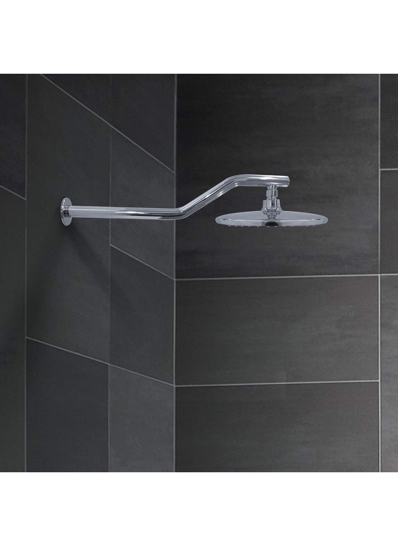 WaterScience waterscience Stainless Steel Nickel Polished Chromium Finish Overhead Shower Arm 24 mm  - Image 4