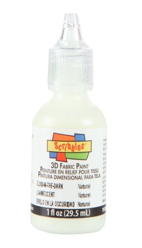 Scribbles 3D Fabric Paint, Glow Natural - Image 5