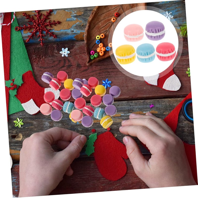 30pcs Flatback Macaron Charm Resin Embellishments for Scrapbooking Projects Cute for Boys and Girls Adults - Image 4