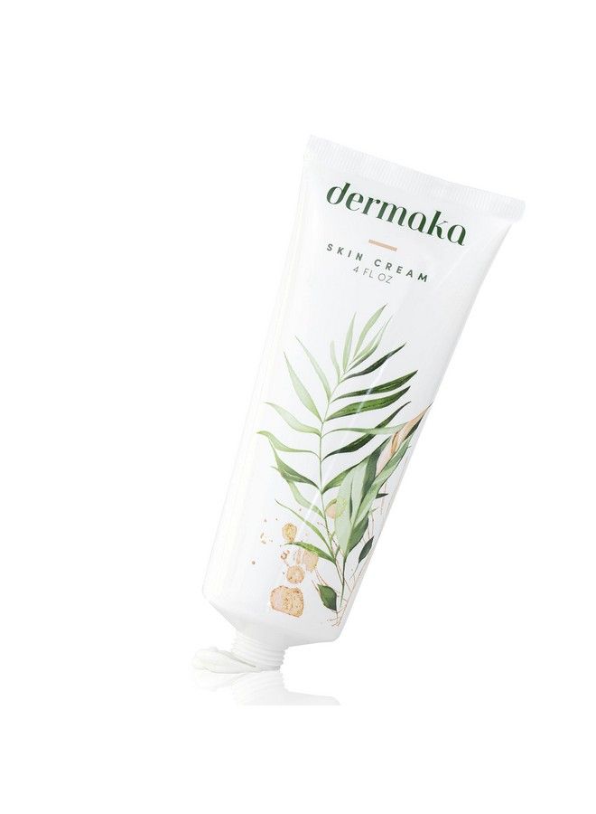 Dermaka All Natural Skin Cream For Uneven Skin Tones 4 Oz Moisturizing Lotion Reduce Redness Discoloration Improves And Repairs Thin Bruised Skin On Arms & Legs Helps Many Skin Issues Too! - Image 1