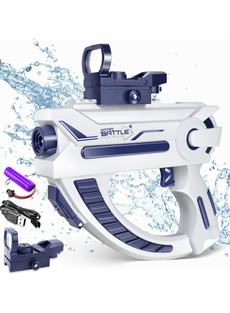 DubaiGallery Electric Water Gun, Squirt Guns with Large Capacity Battery, 140CC Automatic Water Soaker Water Blasters Up to 30 FT Range, Toy Gun for Kids & Adults Suit Outdoor Activity - Image 1