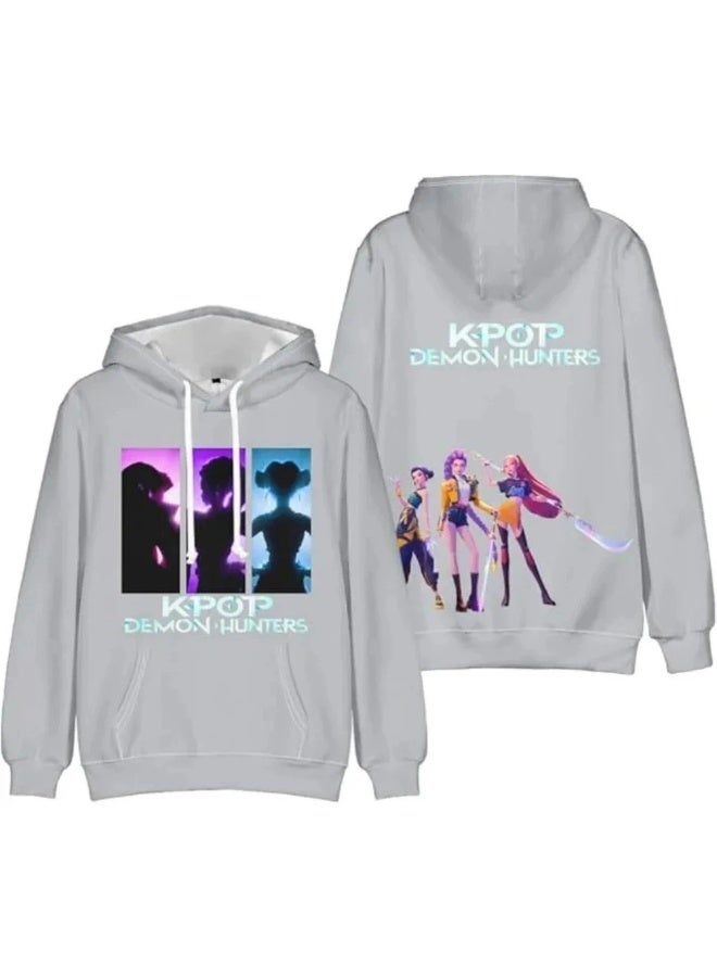 general KPop Demon Hunters3D digital printing Hooded sweater gift for family and friends - Image 1