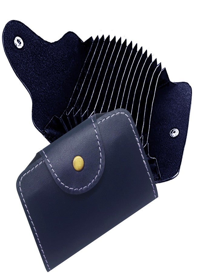 GREEN DRAGONFLY Unisex PU Leaher Card Holder||Credit Card Holder||ID Holders(NMB/202306587-Blue) - Image 1
