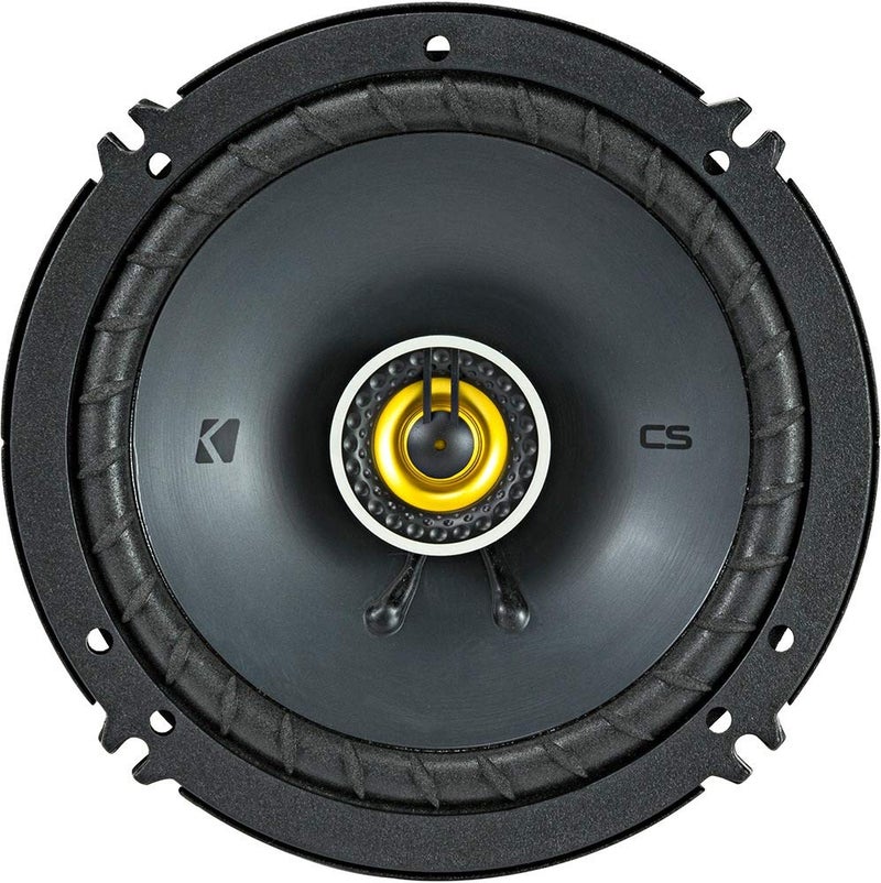 KICKER Speaker Package of 2 Items: Four 6.5" CS Series Coaxial Speakers 4-Ohm - 2X 46CSC654 - Image 4