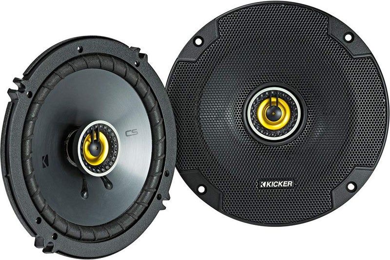 KICKER Speaker Package of 2 Items: Four 6.5" CS Series Coaxial Speakers 4-Ohm - 2X 46CSC654 - Image 2