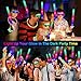 OLUPP 150 PCS Glow in the Dark Party Supplies 16 Foam Sticks 16 LED Glasses 100 Glow Sticks and 18 Finger Lights for Neon Party Wedding Birthday Concert New Year Carnivals Raves - Image 2