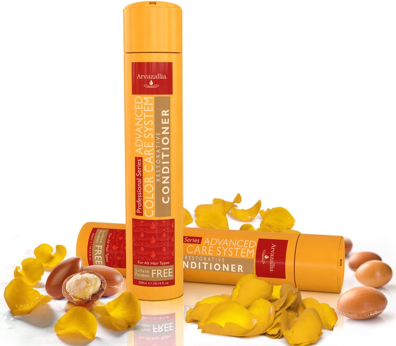 Arvazallia Advanced Color Care Restorative Conditioner for Color Treated Hair with Argan Oil and Macadamia Oil Sulfate Free Paraben Free - Image 3