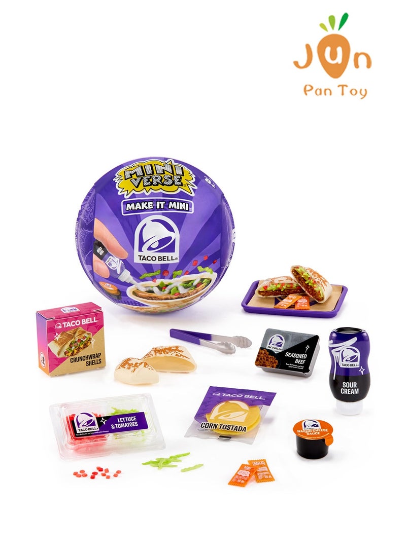 Miniverse Original Miniverse Make It Mini Taco Bell DIY Miniature Food Blind Capsule Toy, Collectible Craft Kit for Kids and Collectors Ages 8+ - Image 1