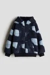 H&M Fluffy zip-through hoodie