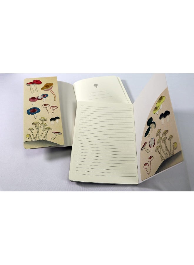 Healing Mushrooms Lined Paperback Journal: Blank Notebook with Pocket  - Image 5