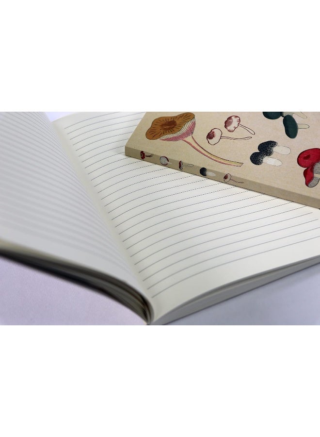 Healing Mushrooms Lined Paperback Journal: Blank Notebook with Pocket  - Image 3