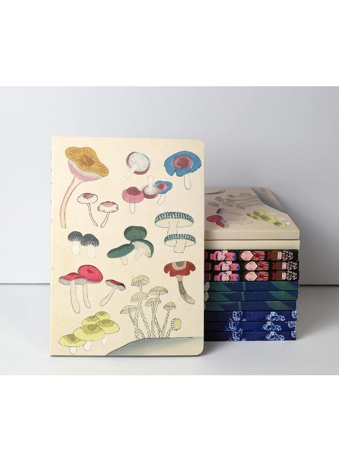 Healing Mushrooms Lined Paperback Journal: Blank Notebook with Pocket  - Image 2