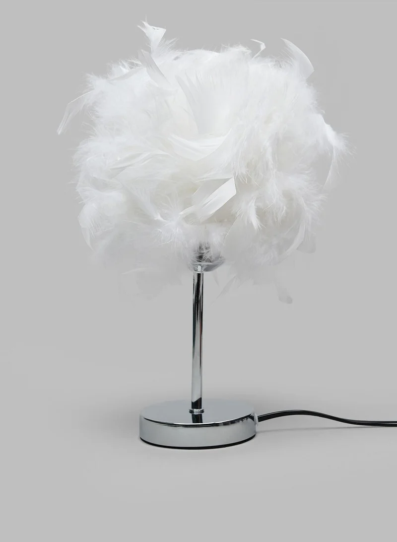 ebb & flow Best-Selling Gift Lamp European Bedroom Feather Lamp Feather Bed Nigh Table Lamp