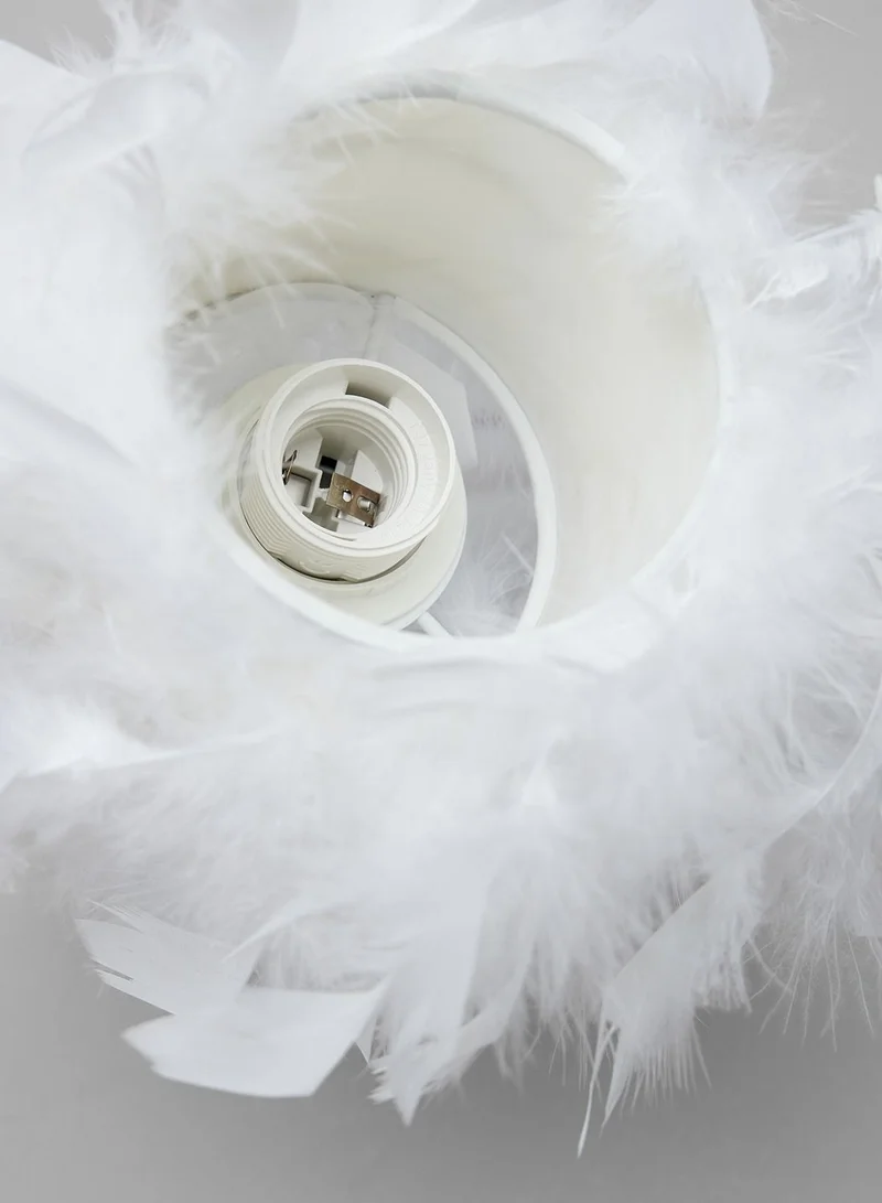 ebb & flow Best-Selling Gift Lamp European Bedroom Feather Lamp Feather Bed Nigh Table Lamp