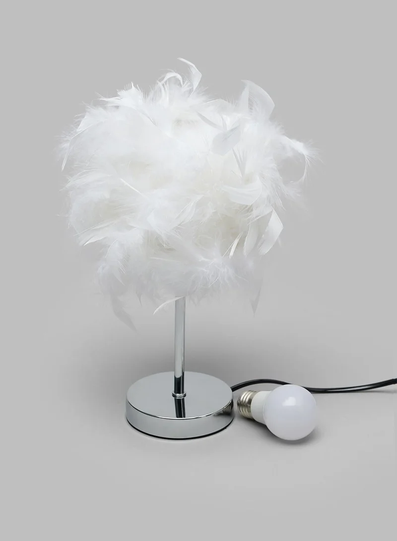 ebb & flow Best-Selling Gift Lamp European Bedroom Feather Lamp Feather Bed Nigh Table Lamp