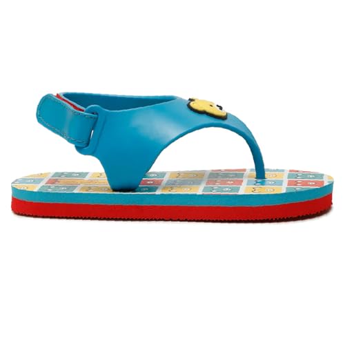 ONYC Store ONYC Flip Flop Slippers for Baby Girl and Baby Boy, Indoor and Outdoor Slipper for Kids with Strap (Sky Blue, UK Footwear Size System, Toddler, Age Range, Wide, 12 Months, 18 Months) - Image 2