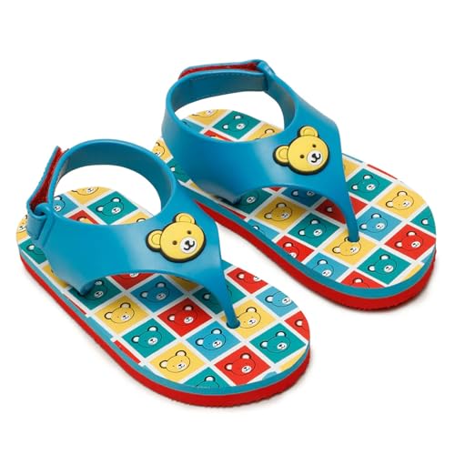 ONYC Store ONYC Flip Flop Slippers for Baby Girl and Baby Boy, Indoor and Outdoor Slipper for Kids with Strap (Sky Blue, UK Footwear Size System, Toddler, Age Range, Wide, 12 Months, 18 Months) - Image 1