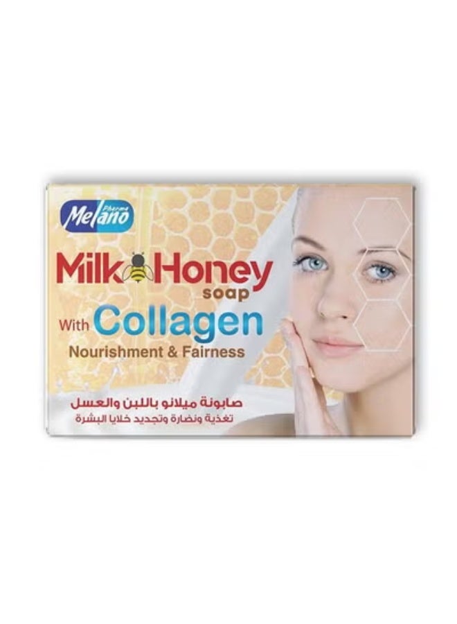 Melano Milk & Honey Soap, 100g