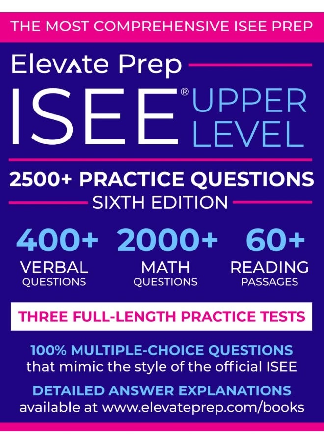 ISEE Upper Level: 2500+ Practice Questions  - Image 1