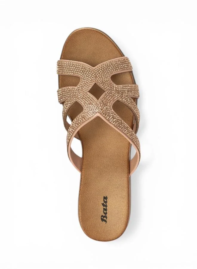 Bata Pink Comfort Wedge Sandals for Women | Best Price UAE
