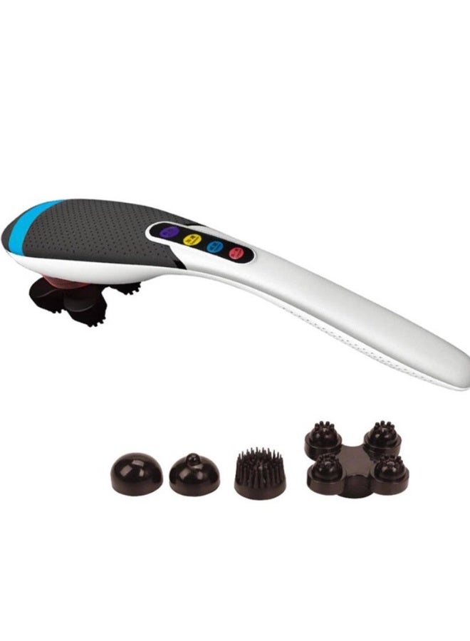 Maxtop Multi-speed massager with 4 different heads for muscle pain relief; portable design for home use. - Image 1