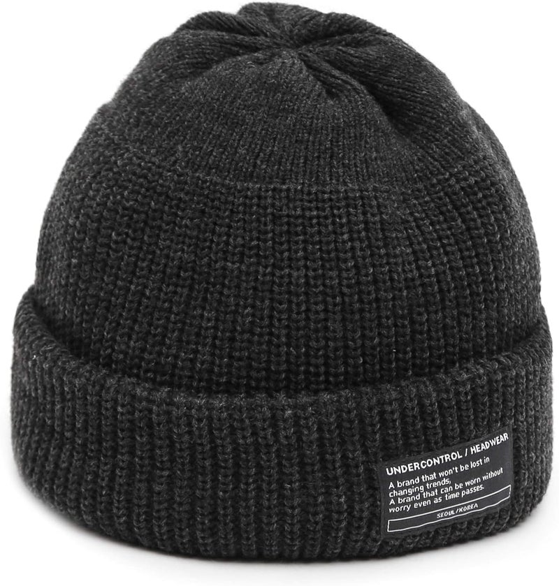 UNDERCONTROL Store Winter Trawler Fisherman Beanie Men Women Unisex Stylish Plain Docker Skull Hat Roll up Watch Cap Color Pack - Image 2