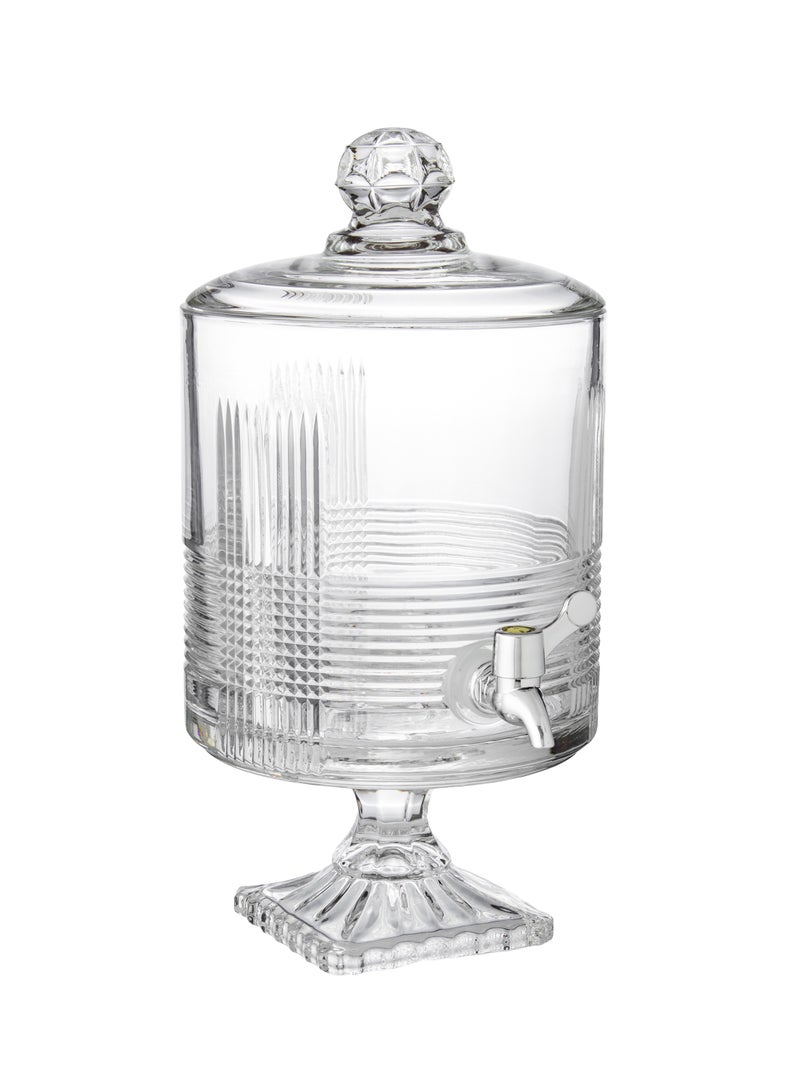 Dania JAC glass juice dispenser Clear Round 4.5 liters - Image 2