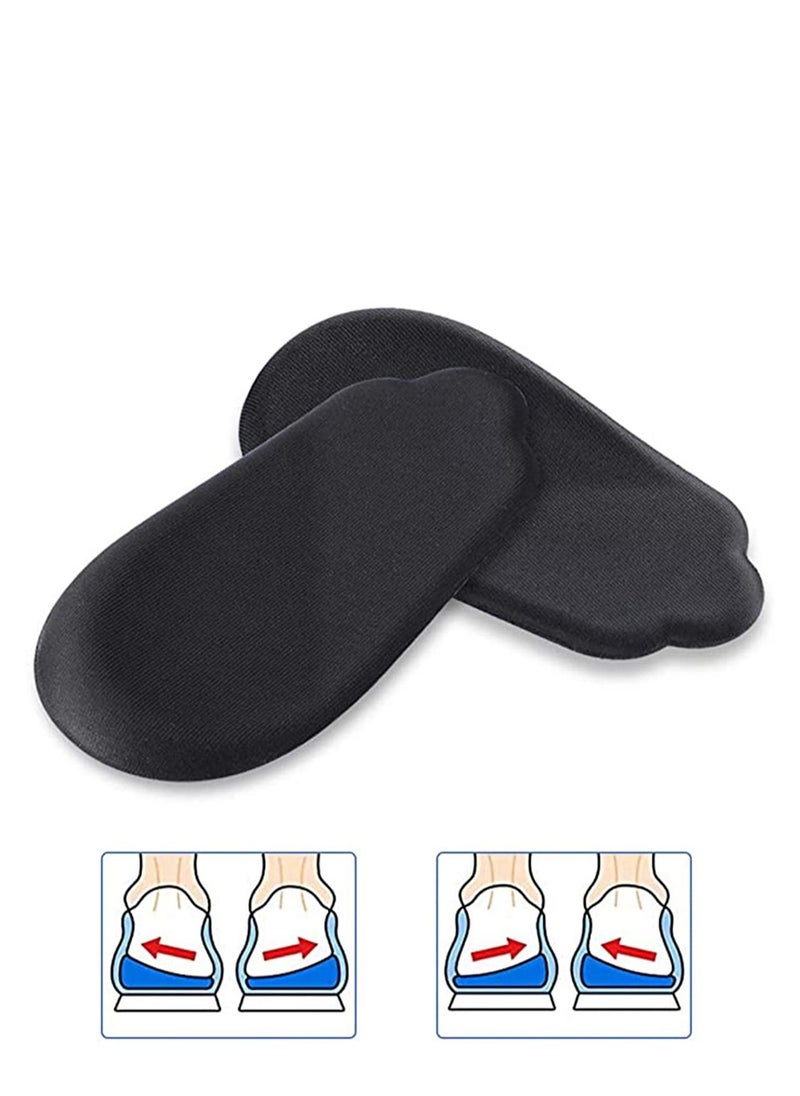 SYOSI - Heel Inserts Heel Cushion Supination Insoles, Heel Cups Lateral Inner Heel Wedge Insert for O/X Type Leg, 2 Pairs Heel Gel Support Pads Orthopedic Insoles for Supination and Pronation - Image 1