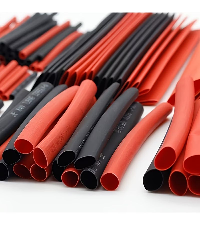 162 Pcs Heat Shrink Tubing 2 1 Colored Bagged Electrical Cable Insulation Protector Durable Olefin Material Multiple Sizes For Home And Outdoor Use - Image 2