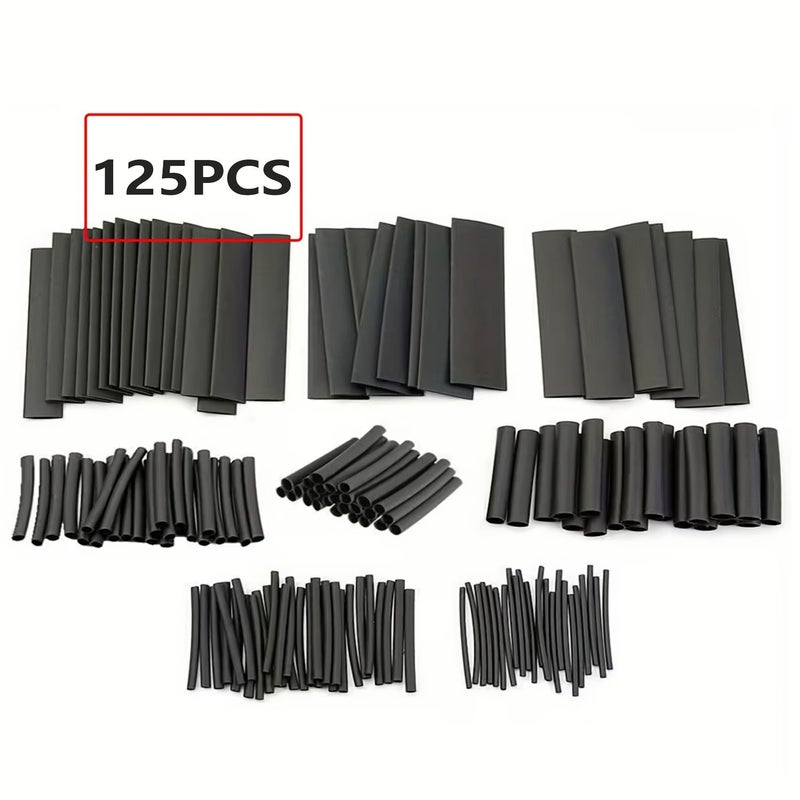 162 Pcs Heat Shrink Tubing 2 1 Colored Bagged Electrical Cable Insulation Protector Durable Olefin Material Multiple Sizes For Home And Outdoor Use - Image 4
