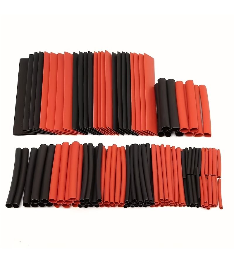 162 Pcs Heat Shrink Tubing 2 1 Colored Bagged Electrical Cable Insulation Protector Durable Olefin Material Multiple Sizes For Home And Outdoor Use - Image 3