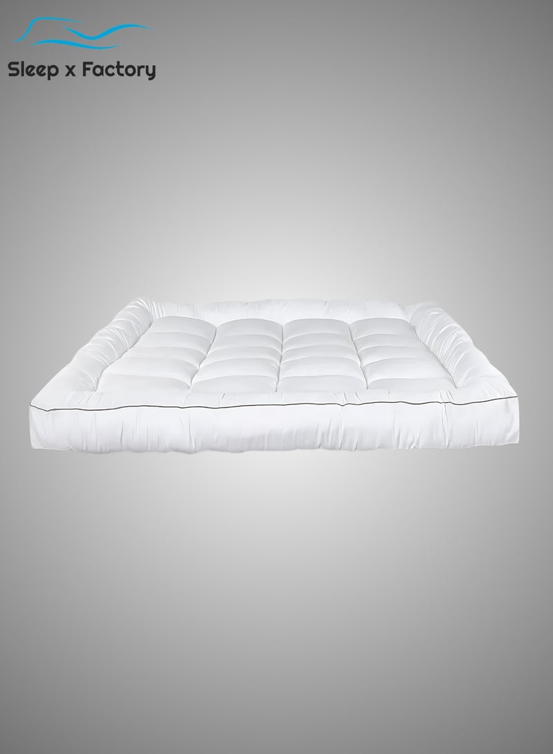 Sleep x Factory Diamond Package a Luxurious Mattress Topper 10 cm Hight with Luxurious Pillows - Image 5