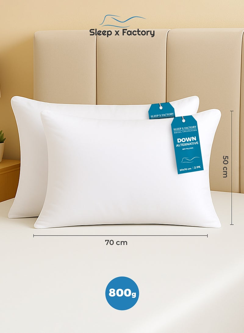 Sleep x Factory Diamond Package a Luxurious Mattress Topper 10 cm Hight with Luxurious Pillows - Image 3