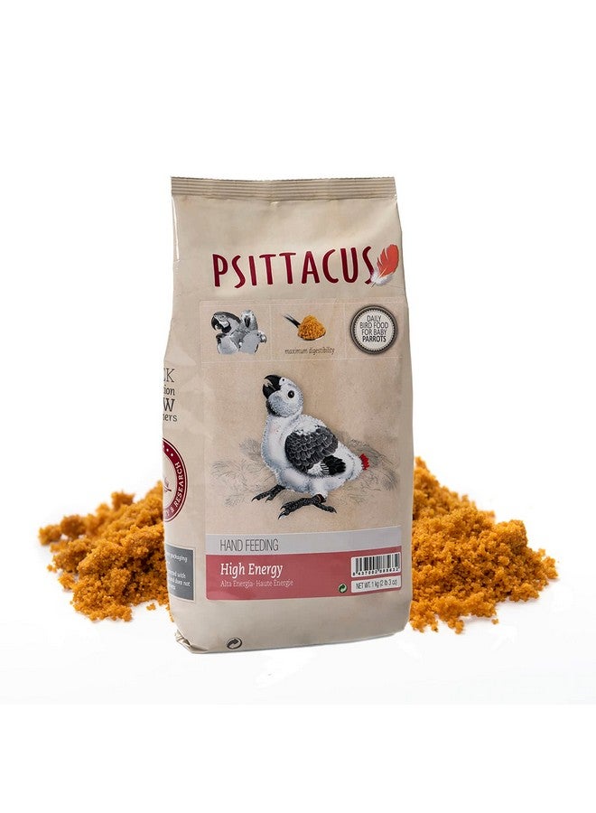 Psittacus High Energy Hand-Feeding Formula 2.2 lb | Diet for Baby African Greys, Macaws and Other African Parrots | Premium Food for Birds, 100% no-GMO - Image 1