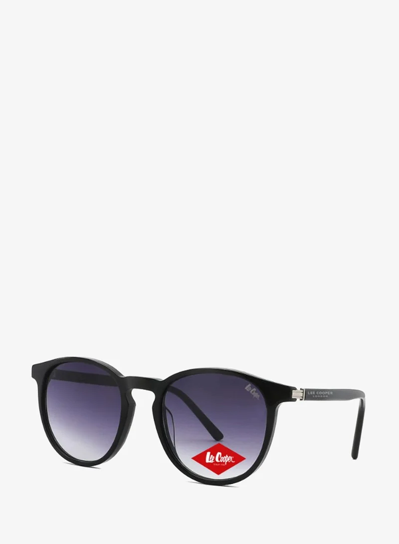 لي كوبر Nylon Sunglasses Black Frame Blue Gradient Mirror Lens 51mm  - LCU10546C1