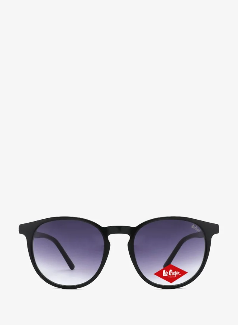 لي كوبر Nylon Sunglasses Black Frame Blue Gradient Mirror Lens 51mm  - LCU10546C1