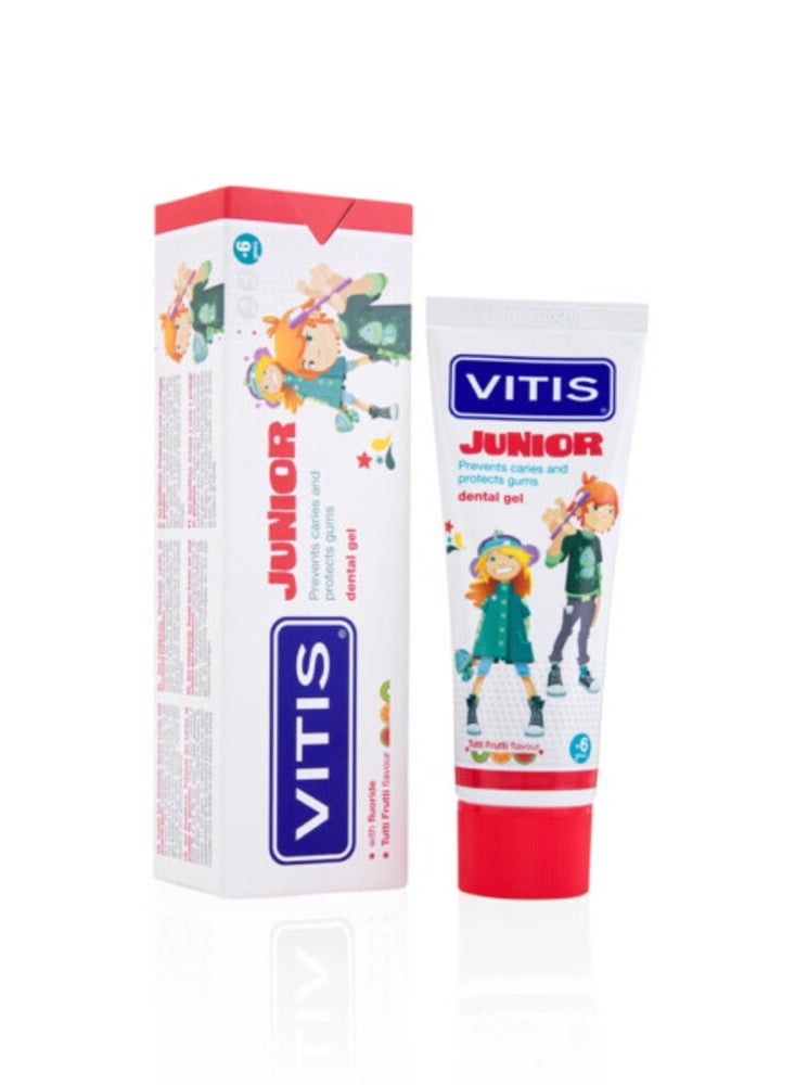 VITIS Junior Dental Gel With Flouride 75 mL
