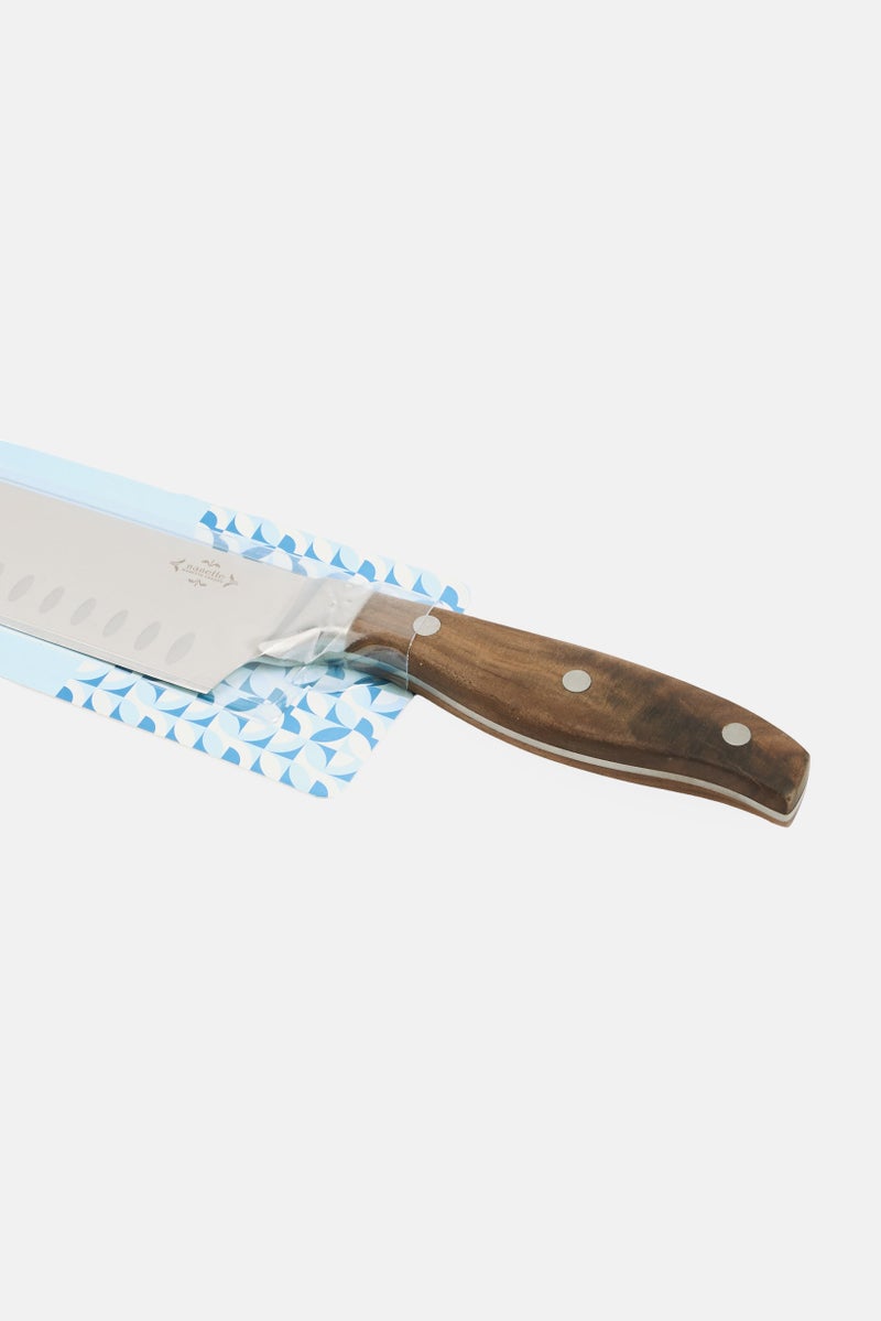Nanette lepore Stainless Steel 7 Santoko Knife, Brown - Image 3