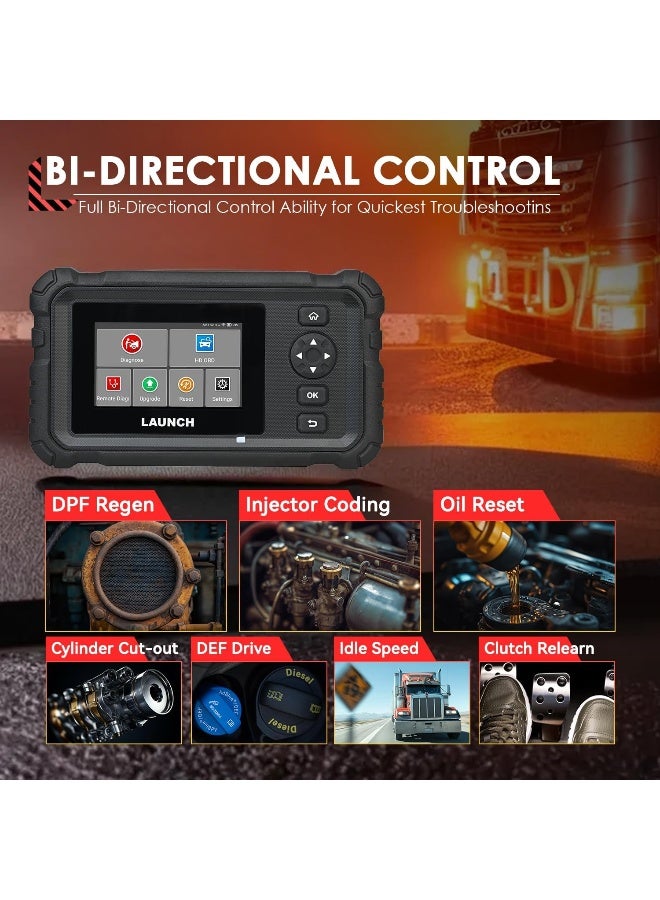 LAUNCH CRP129 HD Heavy Duty Truck Scanner - Image 3