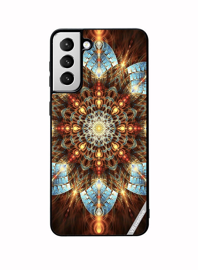 VR CREATIVE Protective Case Cover For Samsung Galaxy S22 Plus 5G Mandala Design Multicolour - Image 1
