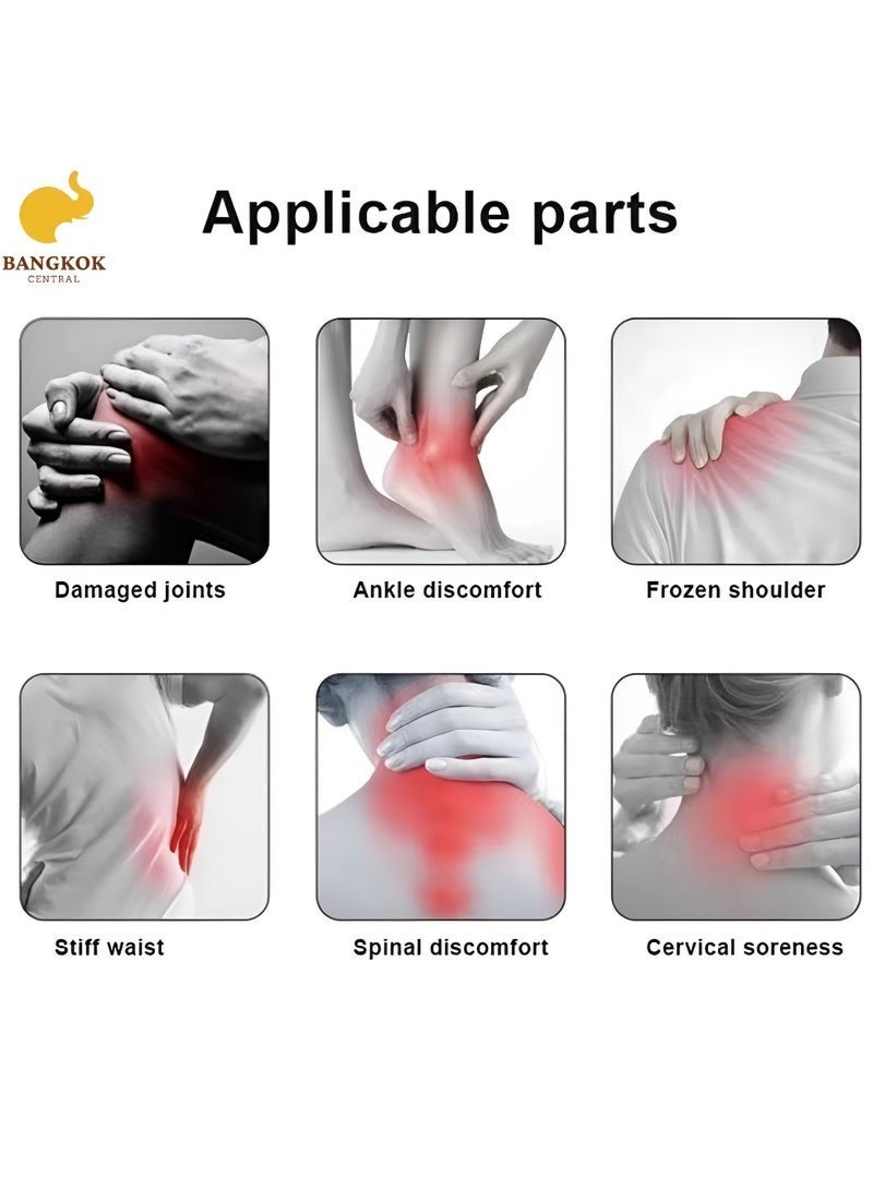 ضمادة تايجر بالم الطبية الدافئة | إحساس دافئ لتسكين سريع للألم | مقاس كبير ١٠ سم × ١٤ سم | تسكين مُركّز للعضلات والمفاصل والتصلب | راحة مُريحة تُتيح التهوية وتُخلّصك من الرواسب - Image 4